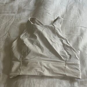 lululemon athletica Cream High-Neck Crop Top